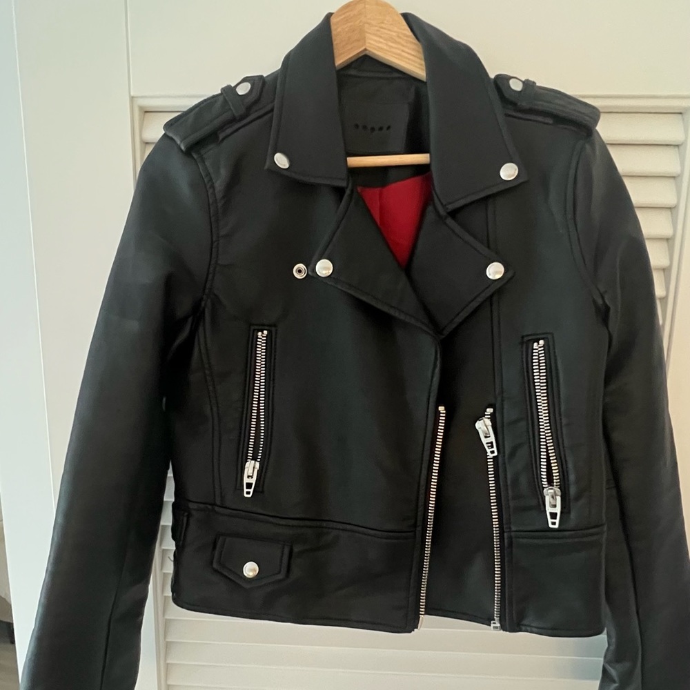 Blank NYC Faux Leather Moto Jacket